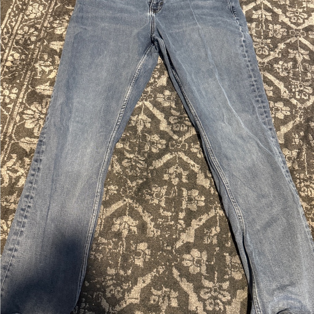 Banana Republic Light Blue Straight Leg Jeans 36 x 32